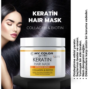 My Color Keratin Collagen Besleyici Onarıcı Saç Maskesi 500 ml