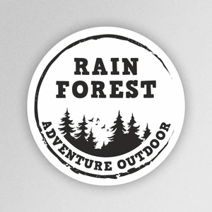 Sb Store Rain Forest Outdoor Adventure Camping Karavan Off Road Sticker Etiket