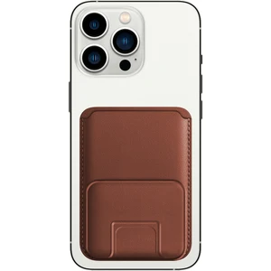 iPhone Walletmag Stand Deri Cüzdan Umber Kılıf