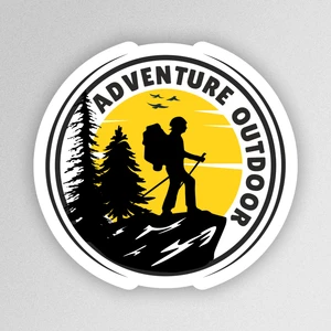 Sb Store Adventure Outdoor Camping Karavan Off Road Sticker Etiket