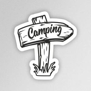 Sb Store Adventure Outdoor Camping Karavan Off Road Sticker Etiket
