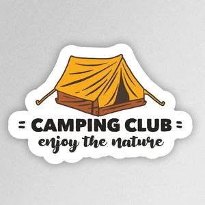 Sb Store Camping Club Adventure Outdoor Karavan Off Road Sticker Etiket