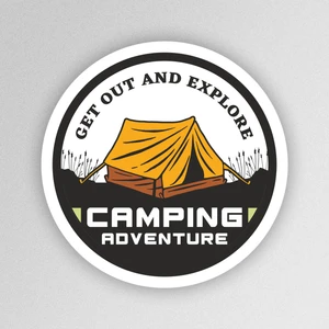 Sb Store Adventure Outdoor Camping Karavan Off Road Sticker Etiket