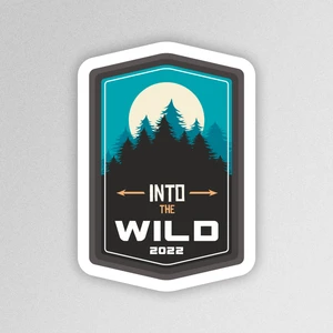 Sb Store Into The Wild Outdoor Adventure Camping Karavan Off Road Sticker Etiket