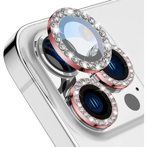 Buff iPhone 14 Pro / 14 Pro Max Diamond Lens Koruyucu Red