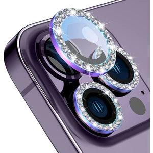Buff iPhone 14 Pro / 14 Pro Max Diamond Lens Koruyucu Colorful