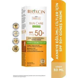 Sun Care Acnium Krem SPF50 50 ml 2 Adet