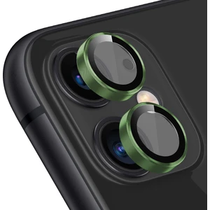 Buff iPhone 11 / 12 / 12 Mini Kamera Metal Lens Koruyucu Dark Green