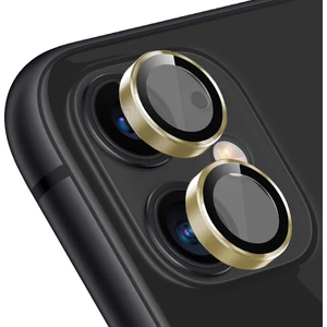 Buff iPhone 11 / 12 / 12 Mini Kamera Metal Lens Koruyucu Gold