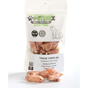 Freeze Dry Tavuk Yürek 40G Köpek Ödül Maması