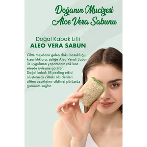 Doğal Kabak Lifli Aloe Vera Sabunu 110 gr