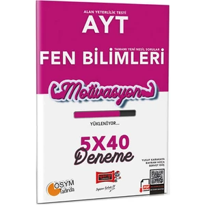 Yargı Yayınevi AYT Fen Bilimleri 5X40 Deneme