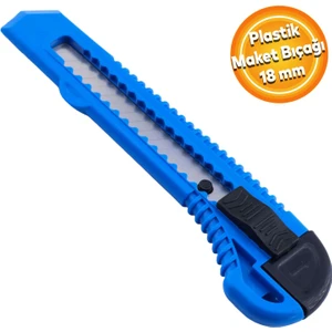 Plastik Maket Bıçağı Kırtasiye Halı Bıçağı Bıçak 15 cm