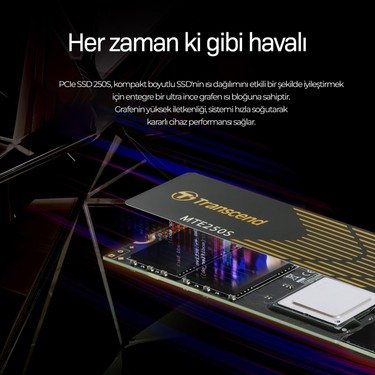 Transcend Ts4Tmte250S 4TB 7500-6700MB PCIe NVMe M.2 SSD Fiyatı