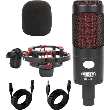 Midex Cxn-30 Paket-10 Vs9 Ses Kartlı Condenser Mikrofon Fiyatı