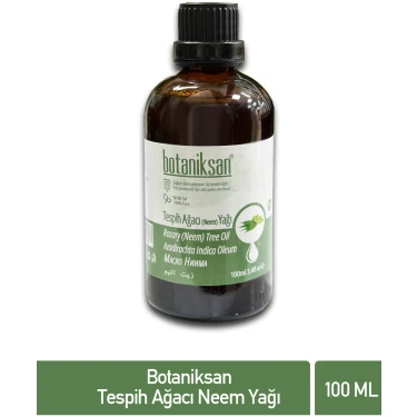 Botaniksan Tesbih Ağacı Neem Yağı 100