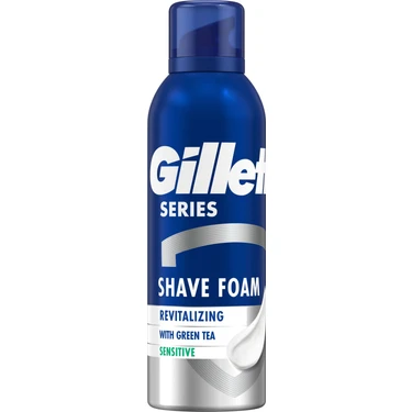 Gillette Canlandırıcı Tıraş Köpüğü 200 ml Erkekler İçin Hassas Cilt Dostu