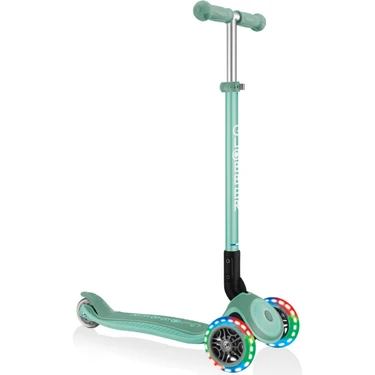 Globber Primo Plus Katlanabilir Işıklı Scooter - Mint