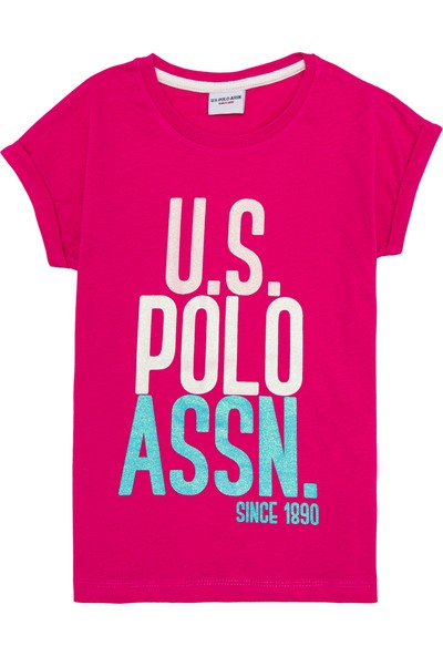 U.S. Polo Assn. Kız Çocuk Fuşya Pijama Takım 50273890-VR023