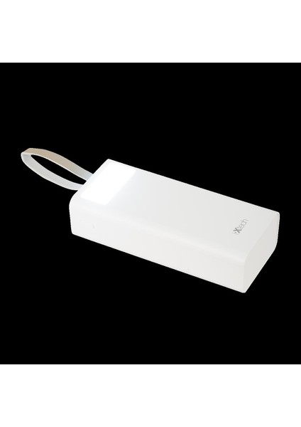 30.000 mAh El Fenerli Powerbank Şarj Cihazı Beyaz IX-PB027