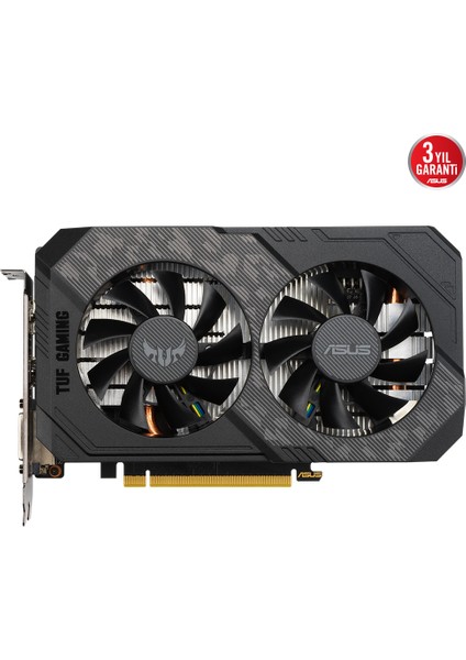 ASUS GEFORCE TUF GTX 1650 4GB 128bit GDDR6 1620MHz OC DVI HDMI DP (TUF-GTX1650-4GD6-P-V2-GAMING) EKRAN KARTI