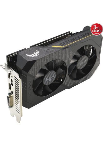 ASUS GEFORCE TUF GTX 1650 4GB 128bit GDDR6 1620MHz OC DVI HDMI DP (TUF-GTX1650-4GD6-P-V2-GAMING) EKRAN KARTI