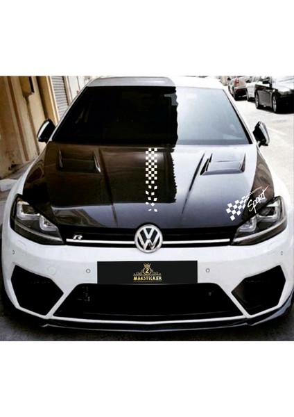 Araç Kaput Dama Sticker (Model 3) fiyatları