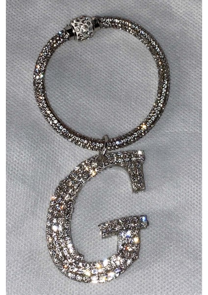 Swarovski Taşlı Bileklik Anahtarlık G Harfli fiyatları