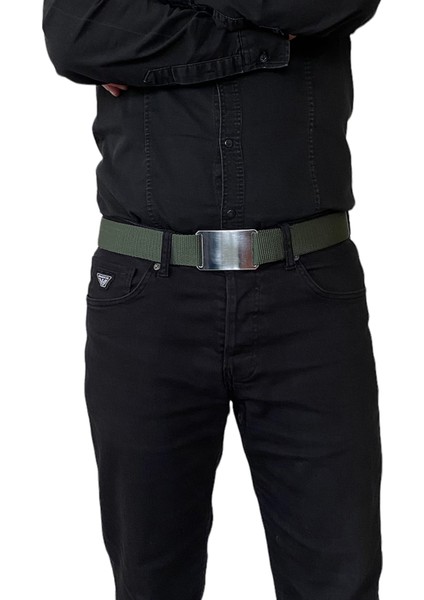 2023 Yeni Sezon, Özel Tasarım, Unisex Nikel Parlak Düz Tokalı, Yeşil Kolon Kemer 4 cm fiyatları