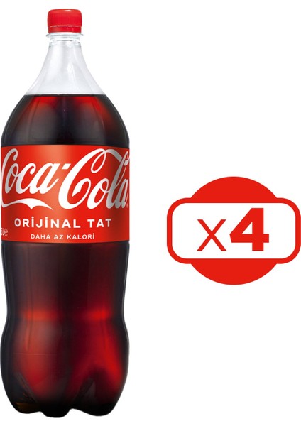 Coca Cola 2,5 Lt Pet 4 Adet