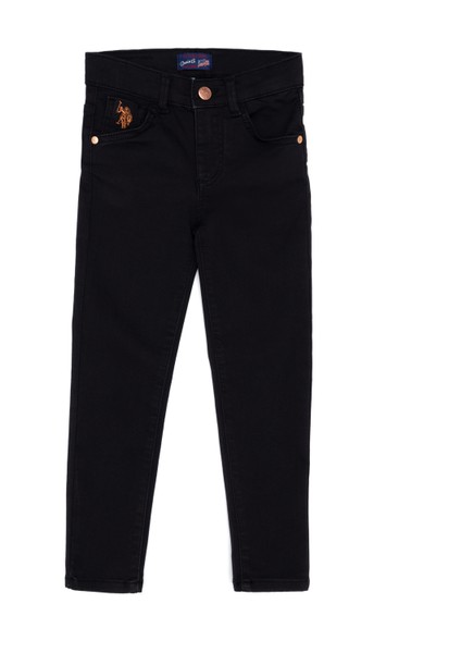 Kız Çocuk Siyah Jean Pantolon 50265926-DN0027