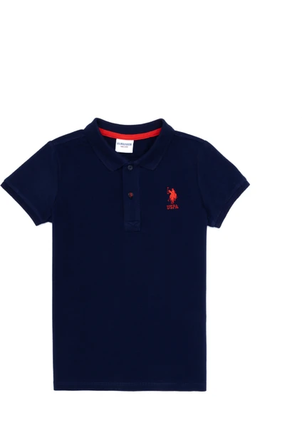 U.S. Polo Assn. Erkek Çocuk Lacivert Basic T-Shirt 50262958-VR033