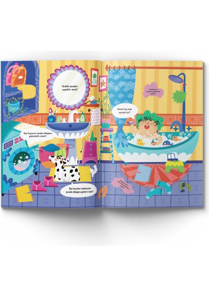 Use 'n Use Reusable Activity Book - At Home Tak Çıkar Çıkartmalı Aktivite Kitabı