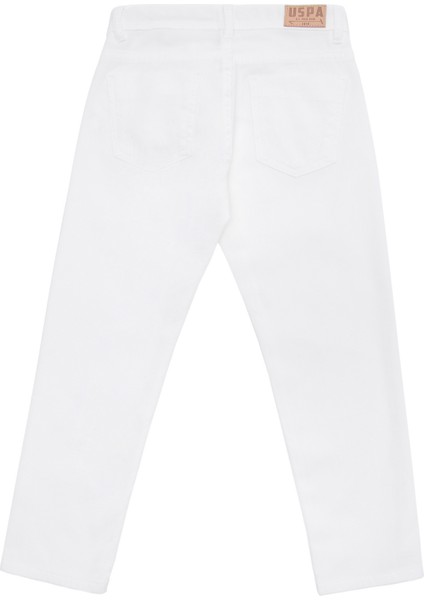 U.S. Polo Assn. Erkek Çocuk Beyaz Kanvas / Chino Pantolon 50263986-VR013