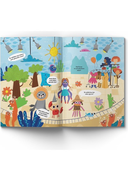 Use 'n Use Reusable Activity Book - At The School Tak Çıkar Çıkartmalı Aktivite Kitabı