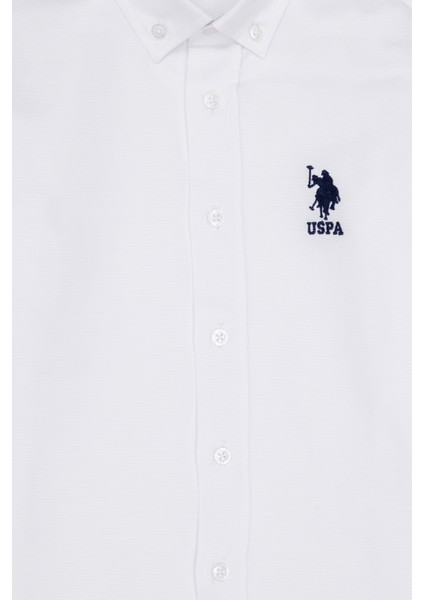 U.S. Polo Assn. Erkek Çocuk Beyaz Gömlek 50266085-VR013