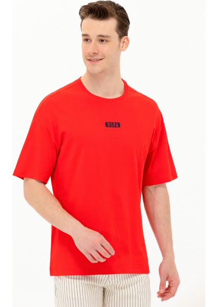 U.S. Polo Assn. Erkek Kırmızı T-Shirt 50264932-VR030