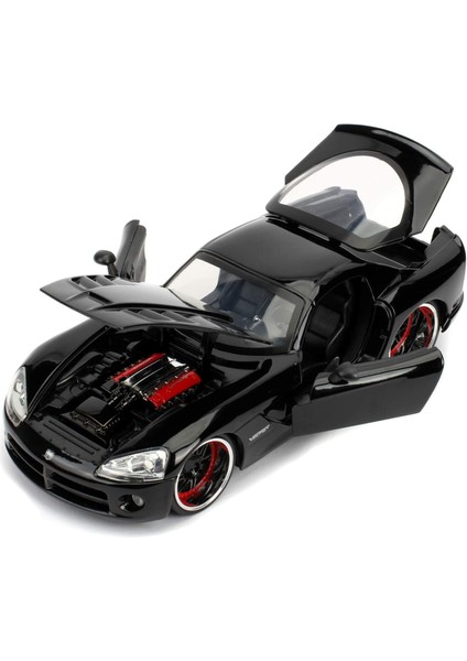 Hızlı ve Öfkeli Fast & Furious Viper Srt-10 Metal Model Araba 1/24 Ölçek