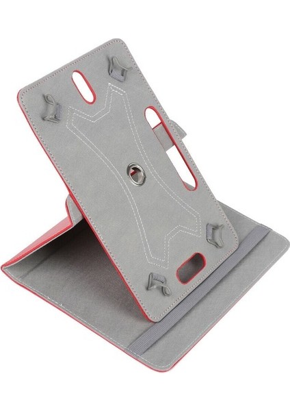 Vorcom S7 Pro 7,0" Inç Kılıf Üniversal Dönerli Dönebilen Standlı Stand Olabilen Kapaklı Tablet Kılıfı