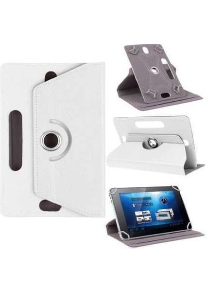 Vankyo Matrixpad Z4 10,1" Inç Kılıf Üniversal Dönerli Dönebilen Standlı Stand Olabilen Kapaklı Tablet Kılıfı