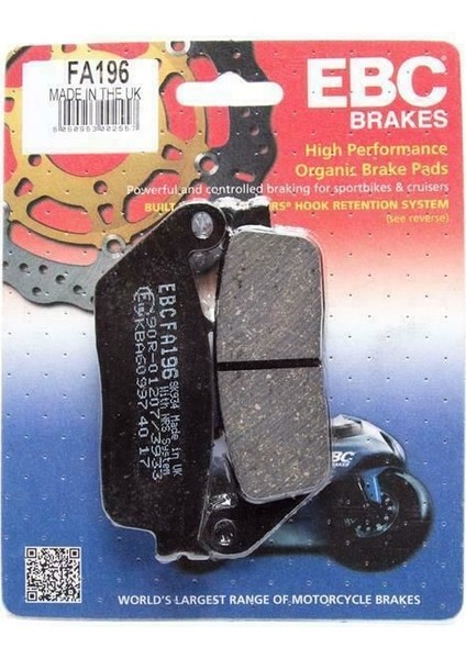 Honda Cbr 500 R Ön Fren Balatası Ebc