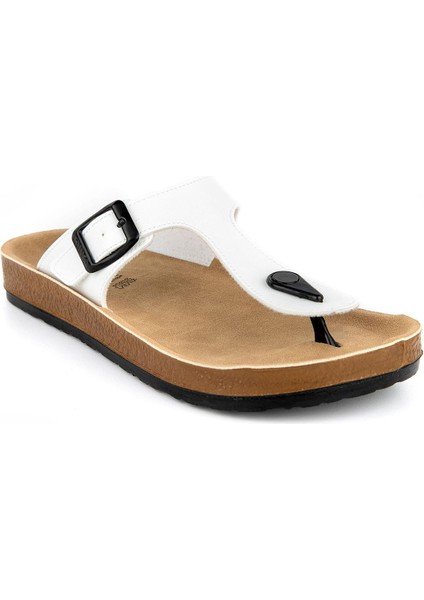 Orthopedix Zoe Anatomik Ayarlanabilir Üst Kemerli Tokalı Parmak Arası Kadın Terlik 31031