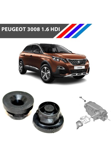 Peugeot 3008 1.6 Hdı Hava Filtre Kutu Lastiği 2 Adetli Takım 1422A3