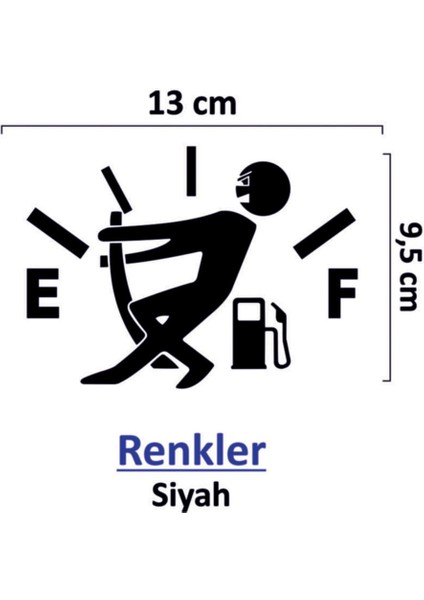 Siyah Araba Yakıt Deposu Kapağı Sticker Araba Sticker Oto Sticker 13CMX9,5CM