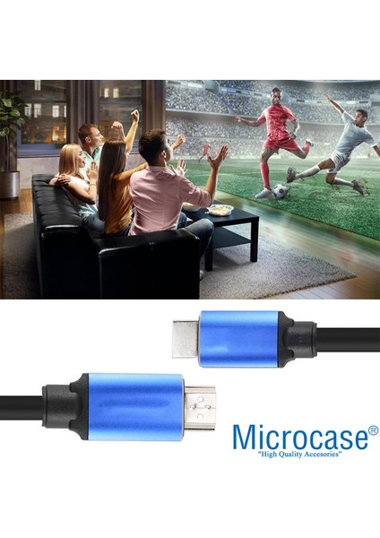 Oyun Konsolları Monitörler TV için Yüksek Hızlı 4K Ultra HD HDMI Kablo 3 metre -AL3772