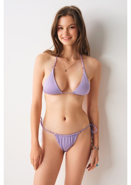 Aqua Üçgen Bikini Tek Üst Lila 239105