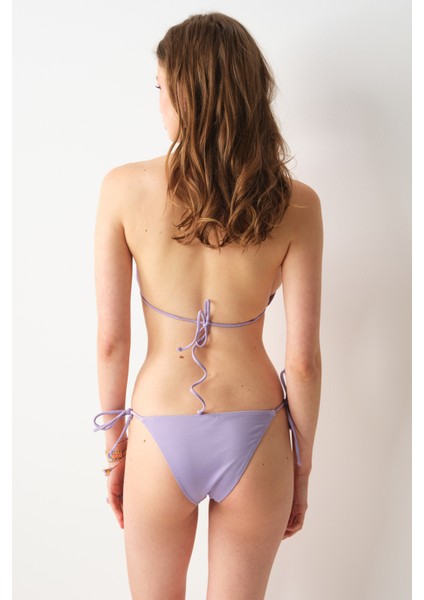 Aqua Üçgen Bikini Tek Üst Lila 239105