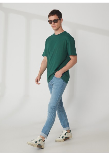 Erkek T-Shirt L736016404_MALONE Jean Pantolon