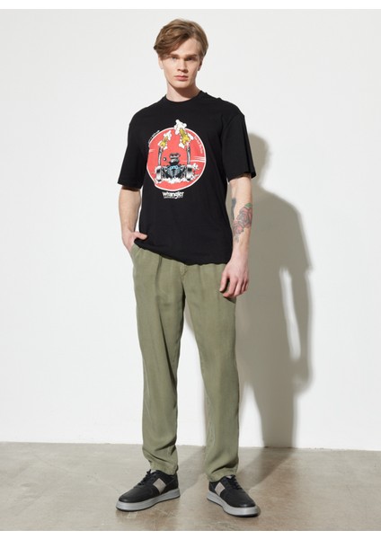 Haki Erkek T-Shirt W221266X45_CHINO Pantolon