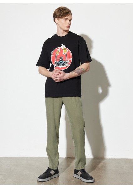 Haki Erkek T-Shirt W221266X45_CHINO Pantolon